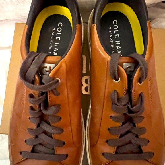 Cole Haan Men’s Grand Series GrandPro Topspin Sneaker British Tan - Picture 4 of 9